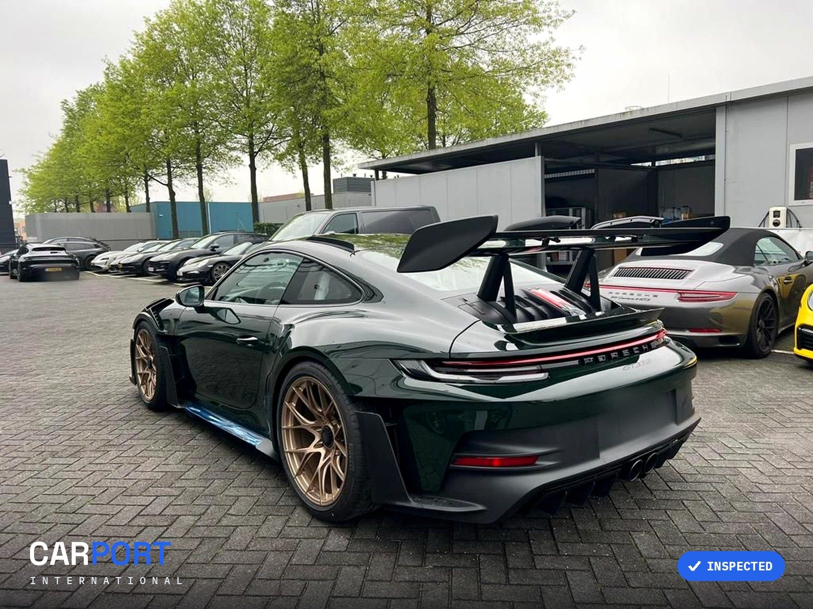 Porsche 911 GT3 RS tijdens een inspectie